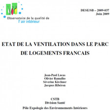 Etat de la ventilation dans le parc de logements français