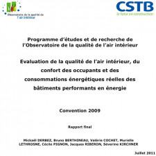 Évaluation de la qualité de l’air intérieur, du confort des occupants et des consommations énergétiques réelles des bâtiments performants en énergie