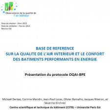 Présentation du protocole OQAI-BPE