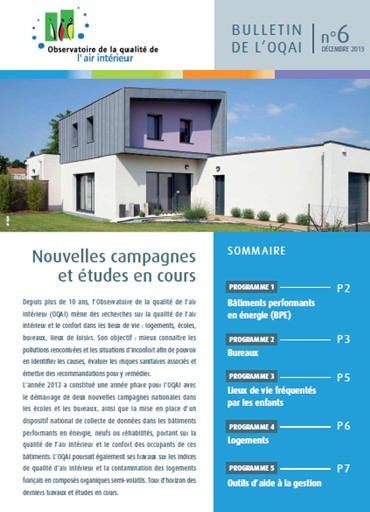 Nouvelles campagnes et études en cours