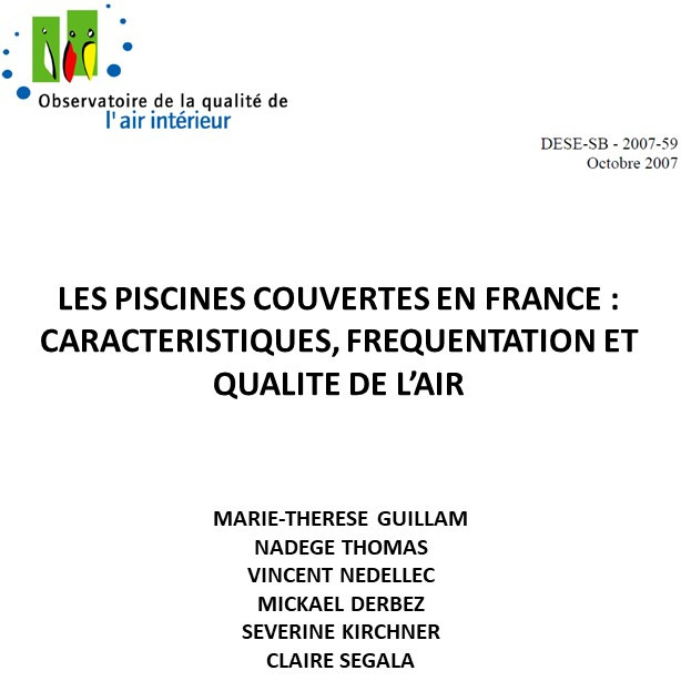 Les piscines couvertes en France   caractéristiques, fréquentation et qualité de l’air