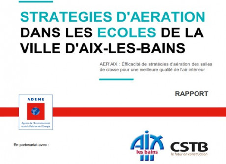AER'AIX : Stratégies d'aération dans les écoles de la Ville d'Aix-les-Bains