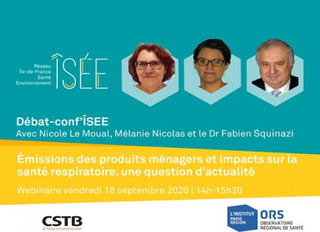 Débat-conf’ÎSEE #3 : Emissions des produits ménagers et impacts sur la santé respiratoire, une question d’actualité