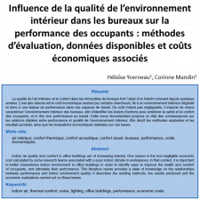 Influence de la qualité de l’environnement intérieur dans les bureaux sur la performance des occupants