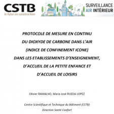 Protocole de mesure en continu du dioxyde de carbone dans l’air dans le cadre de la surveillance réglementaire de certains ERP